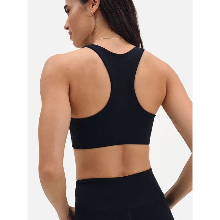 Mate The Label Women's Organic Stretch Sports Bra Black 3x New! 68 — image 2 of 4